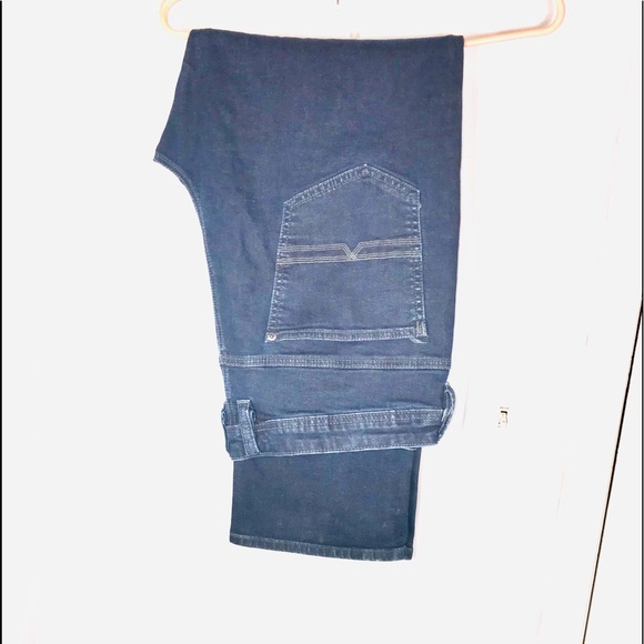 Buffalo David Bitton Evan X slim straight stretch button fly jeans size 40x32 - Picture 2 of 8